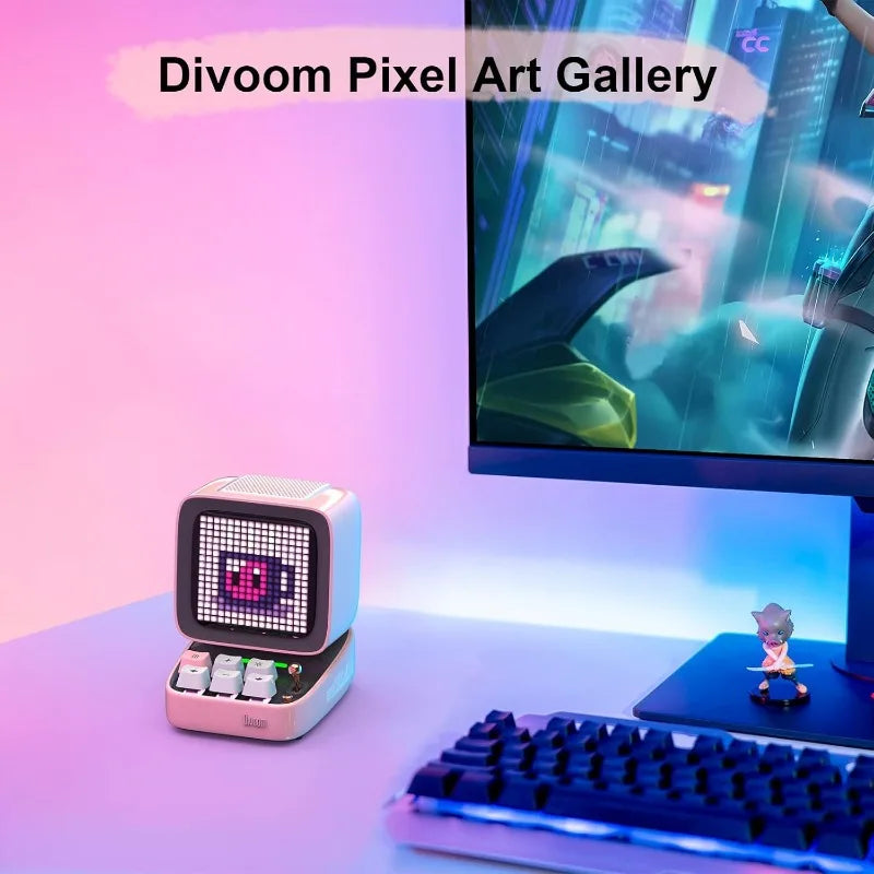 ✨ Ditoo Retro Pixel Art Bluetooth Speaker – A Must-Have for Cute Setups! ✨