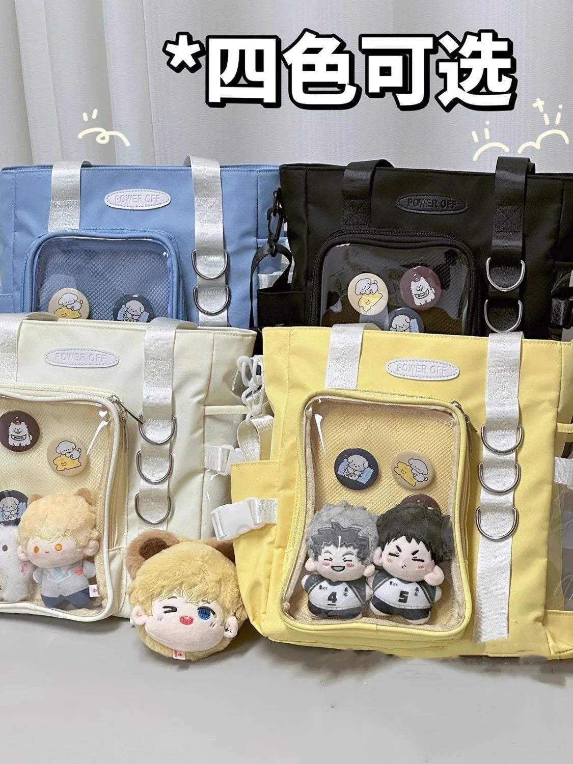 Kawaii Shoulder Bag Nylon Purses and Handbags Tote Crossbody Bags