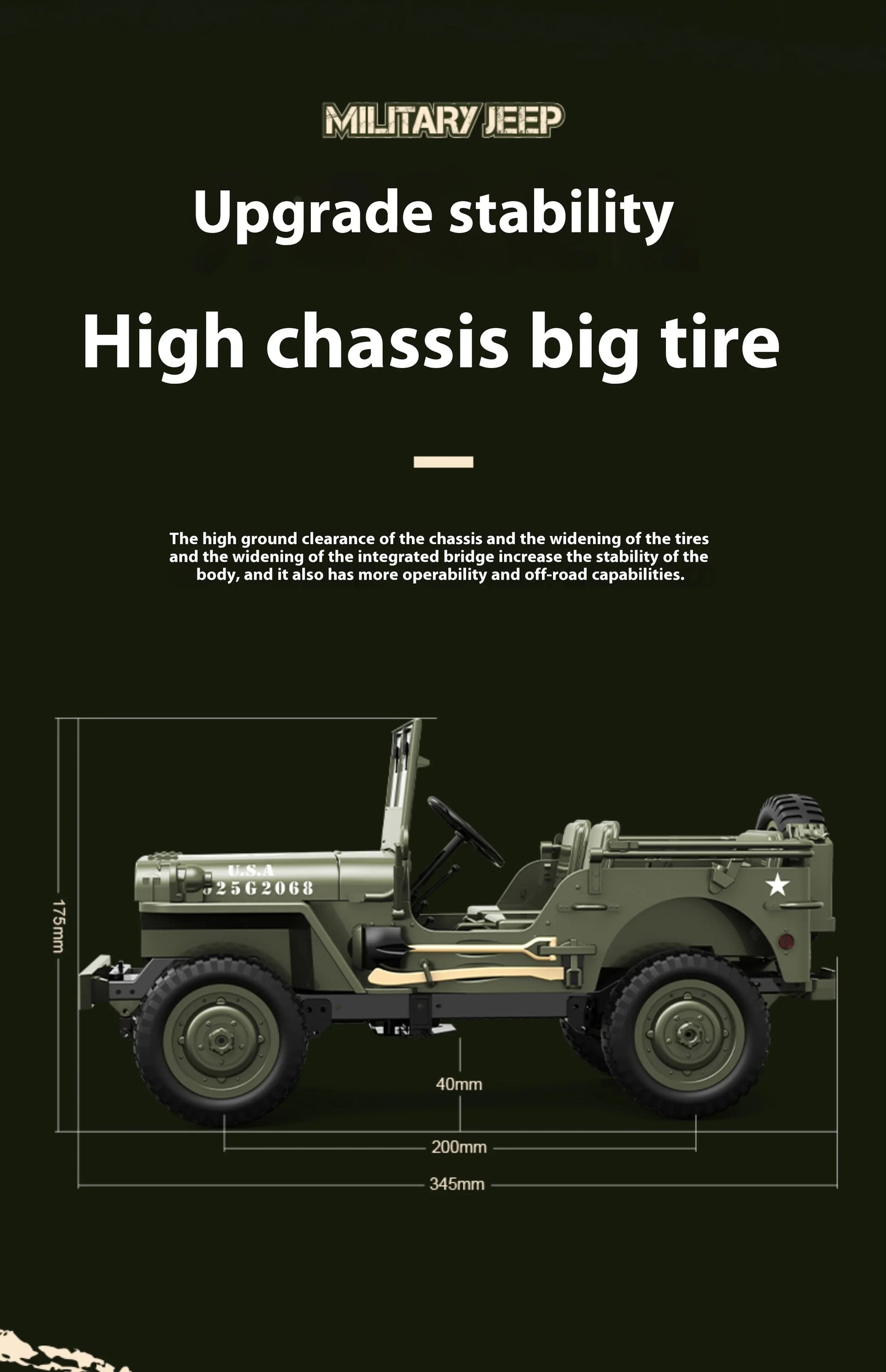 ๐ 1:10 Remote Control Jeep โ Adventure-Ready & Highly Detailed! ๐ฟ๐