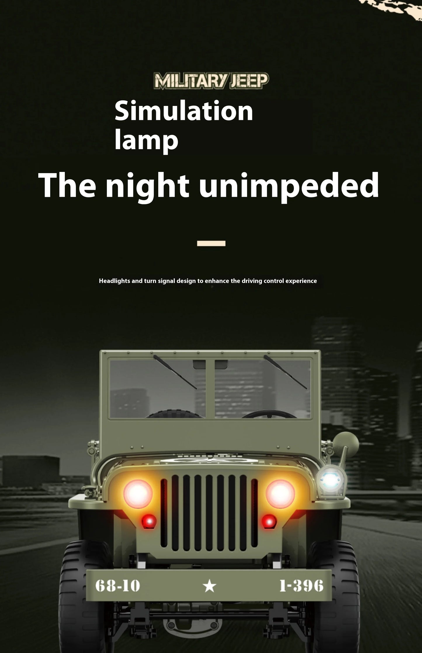 ๐ 1:10 Remote Control Jeep โ Adventure-Ready & Highly Detailed! ๐ฟ๐
