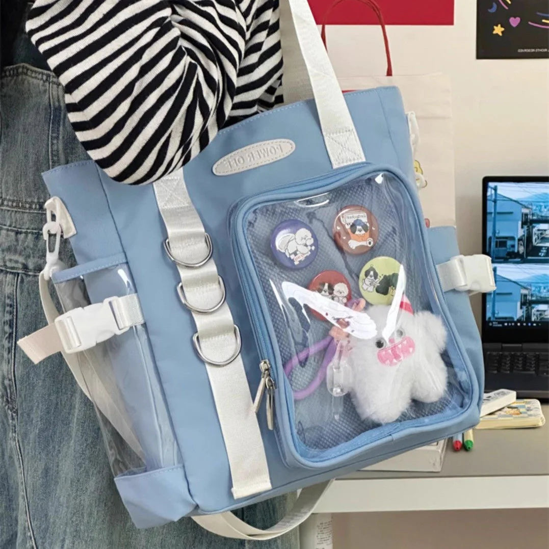 Kawaii Shoulder Bag Nylon Purses and Handbags Tote Crossbody Bags
