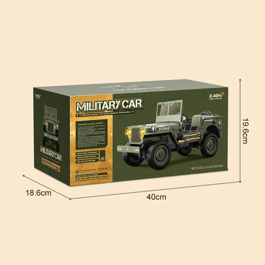 ๐ 1:10 Remote Control Jeep โ Adventure-Ready & Highly Detailed! ๐ฟ๐