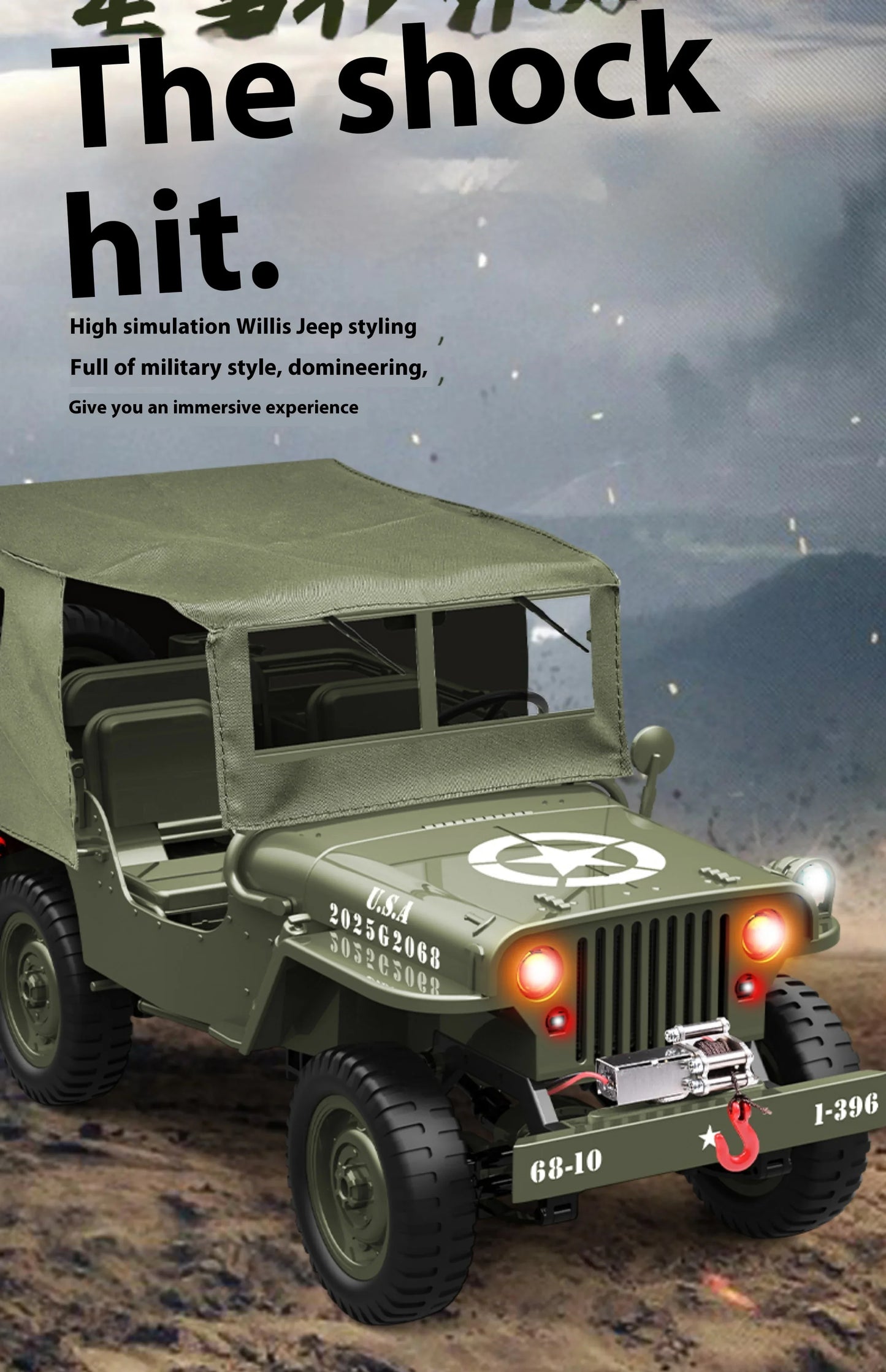 ๐ 1:10 Remote Control Jeep โ Adventure-Ready & Highly Detailed! ๐ฟ๐