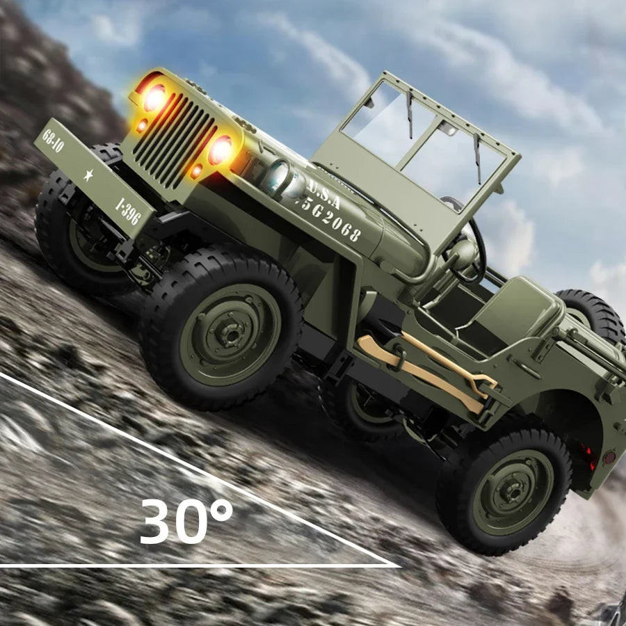 ๐ 1:10 Remote Control Jeep โ Adventure-Ready & Highly Detailed! ๐ฟ๐