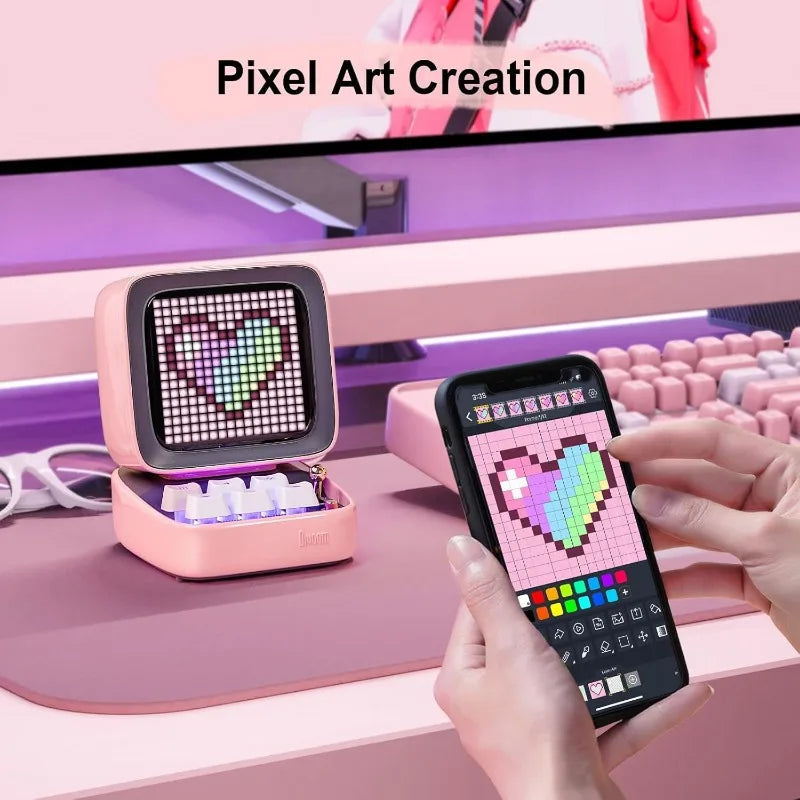✨ Ditoo Retro Pixel Art Bluetooth Speaker – A Must-Have for Cute Setups! ✨