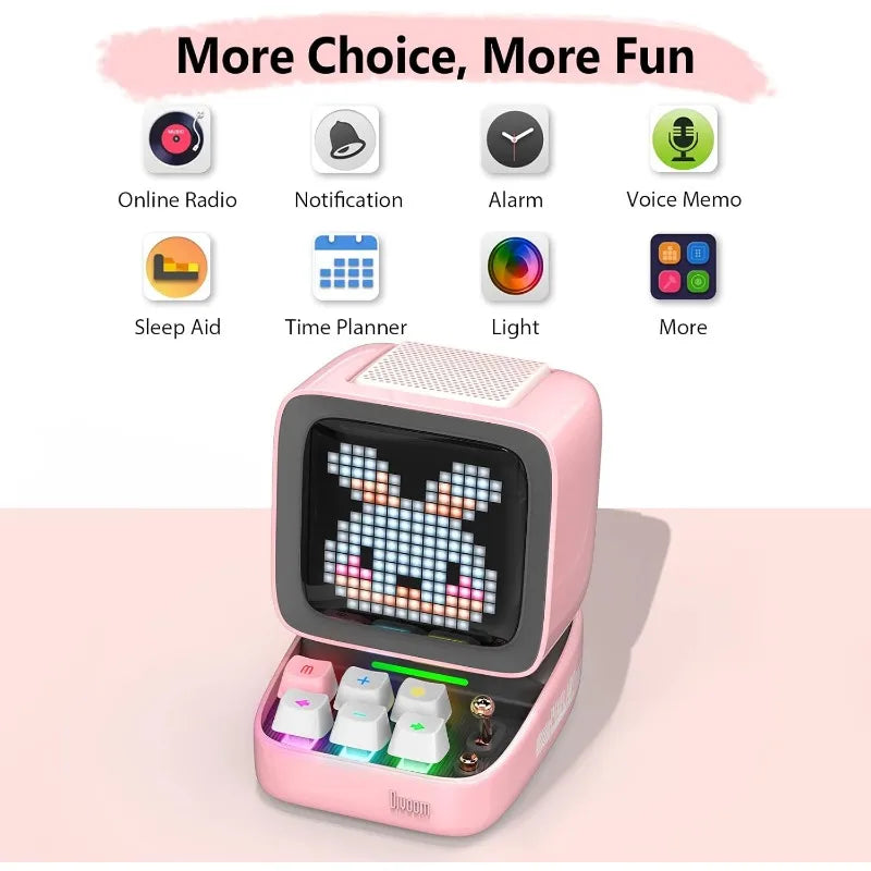 ✨ Ditoo Retro Pixel Art Bluetooth Speaker – A Must-Have for Cute Setups! ✨