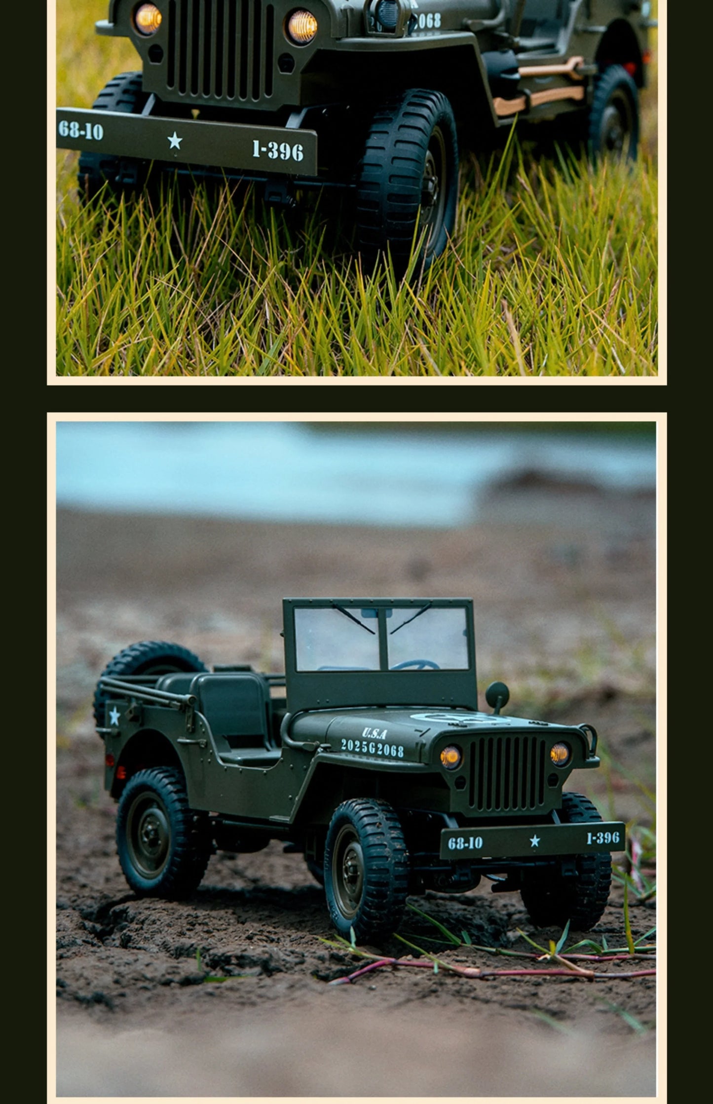 ๐ 1:10 Remote Control Jeep โ Adventure-Ready & Highly Detailed! ๐ฟ๐