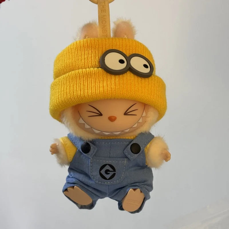 15cm Labubu Mario Cosplay (Doll Clothes only)