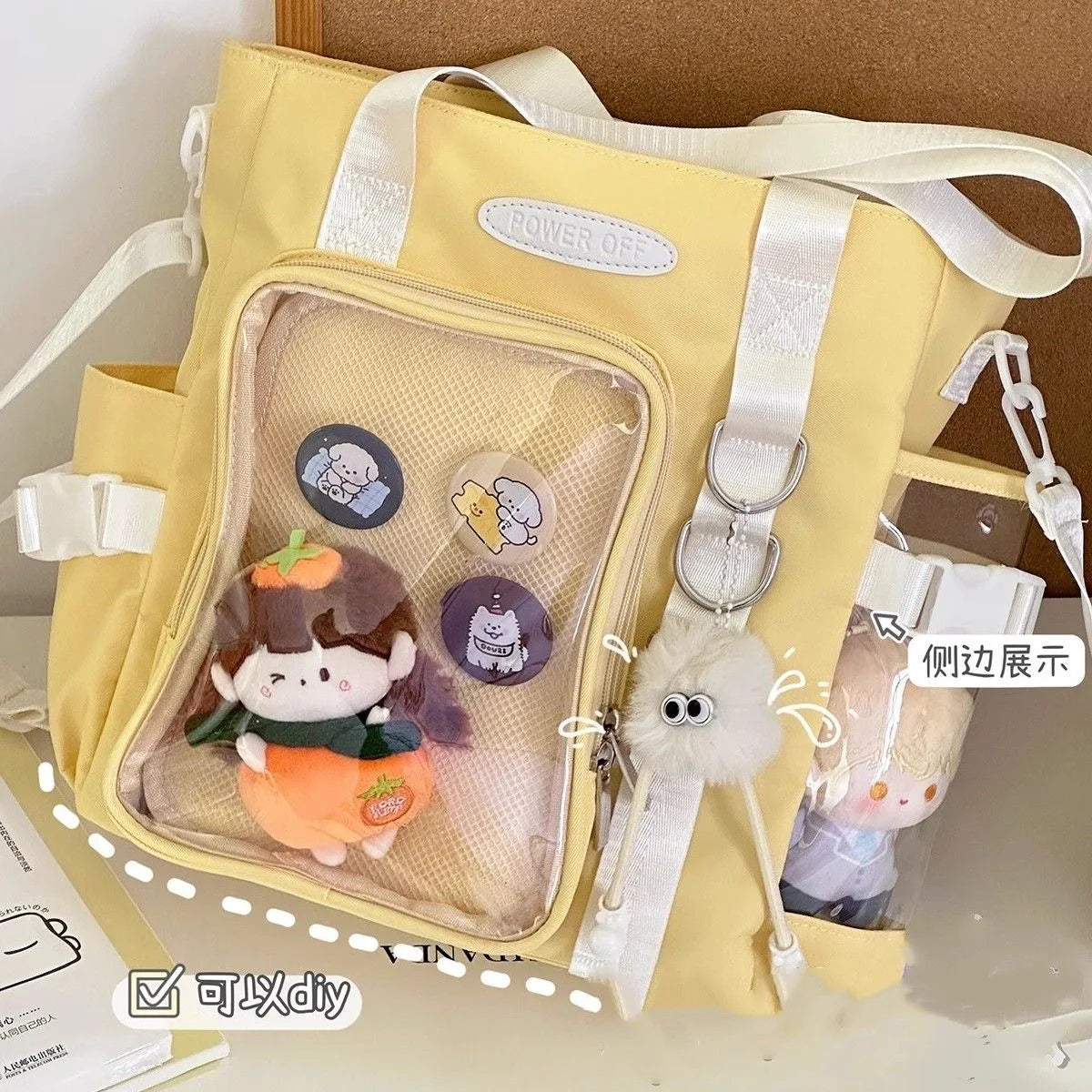 Kawaii Shoulder Bag Nylon Purses and Handbags Tote Crossbody Bags