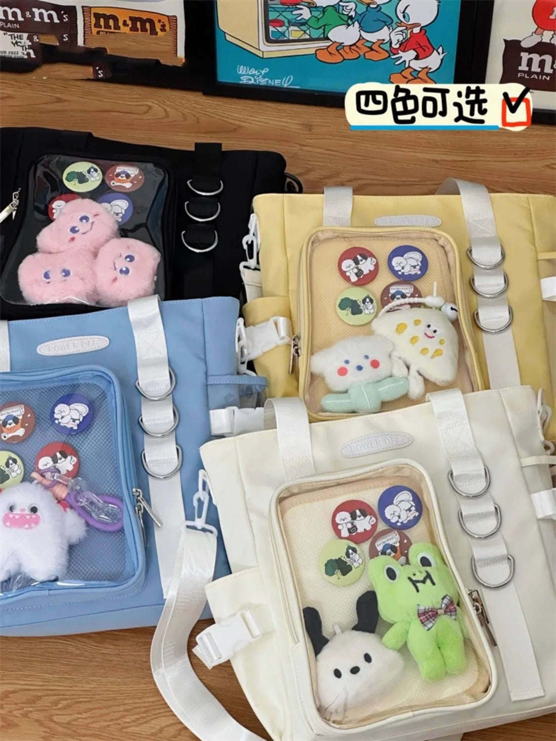 Kawaii Shoulder Bag Nylon Purses and Handbags Tote Crossbody Bags