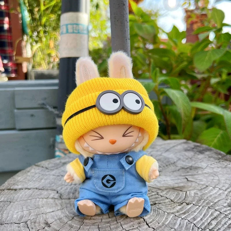 15cm Labubu Mario Cosplay (Doll Clothes only)