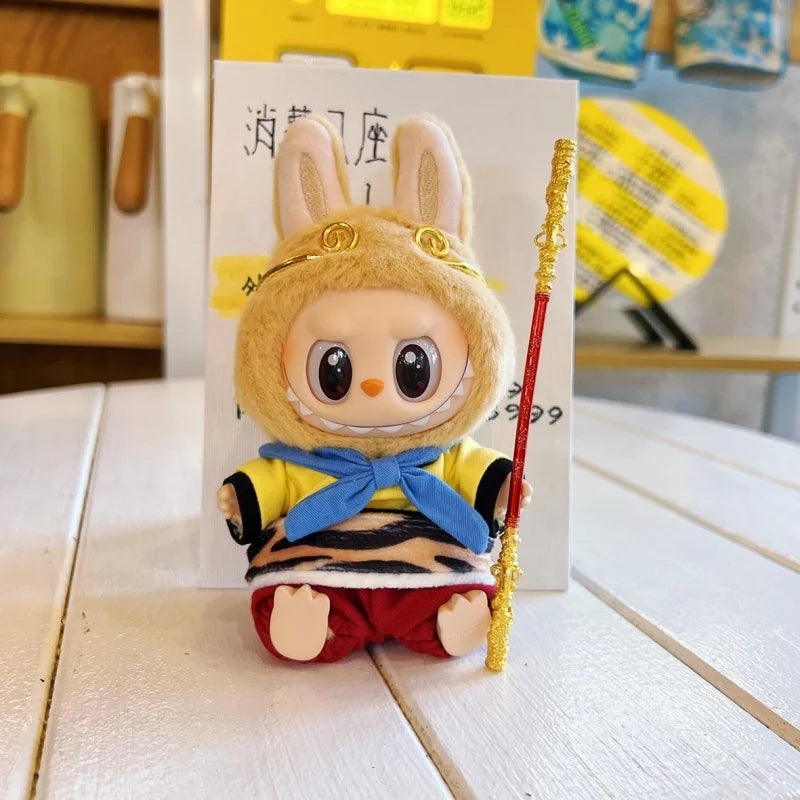 15cm Labubu Mario Cosplay (Doll Clothes only)